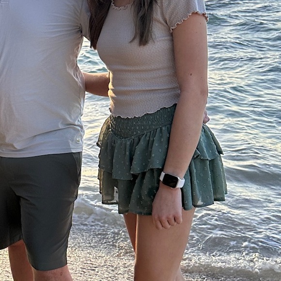 Green Ruffled Skort - Picture 5 of 5